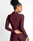 Long Sleeve Base Layer (Burgundy)