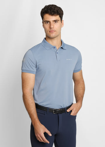 Blaze Polo Shirt (Steel Blue)