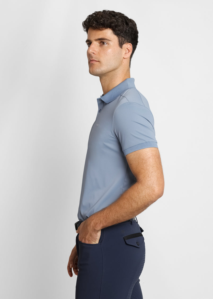 Blaze Polo Shirt (Steel Blue)