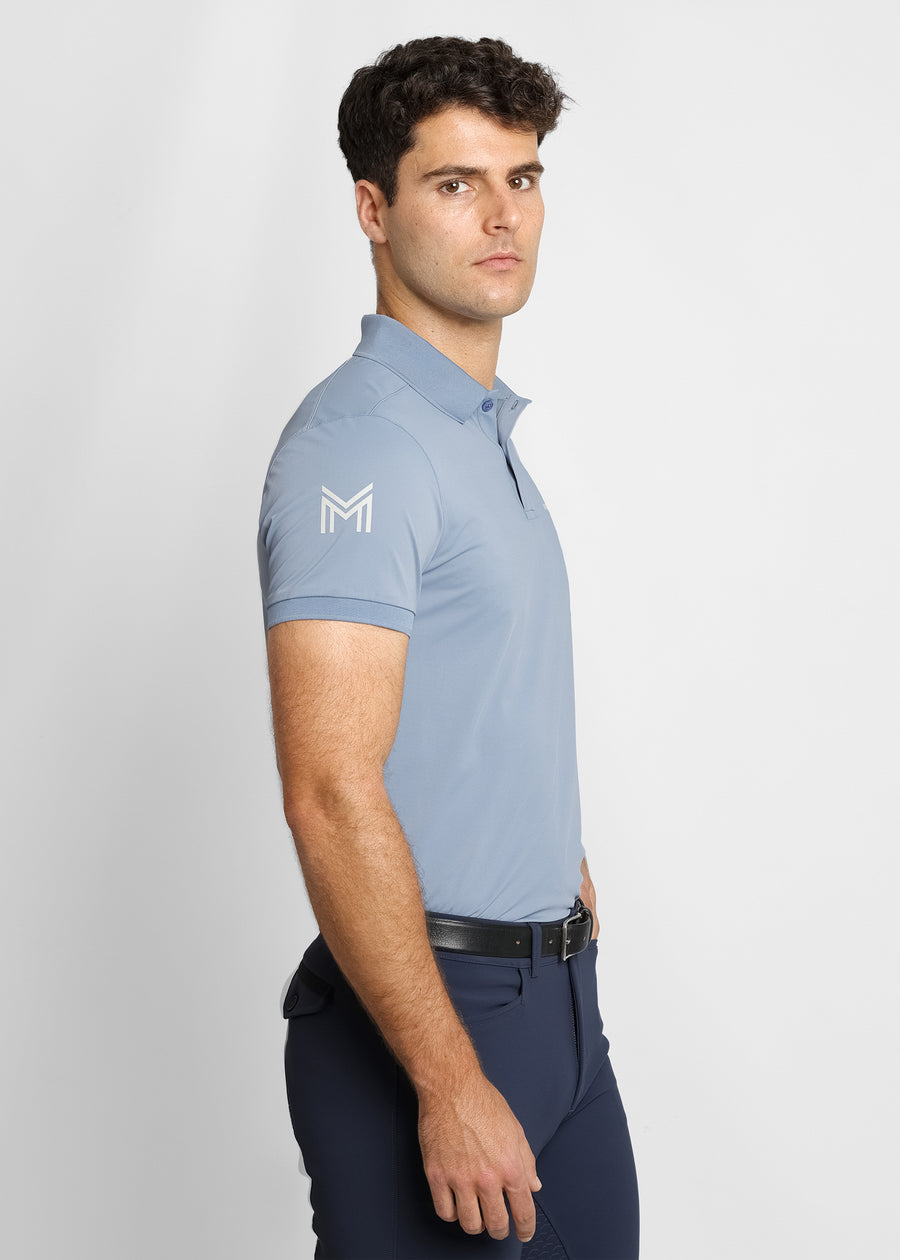 Blaze Polo Shirt (Steel Blue)