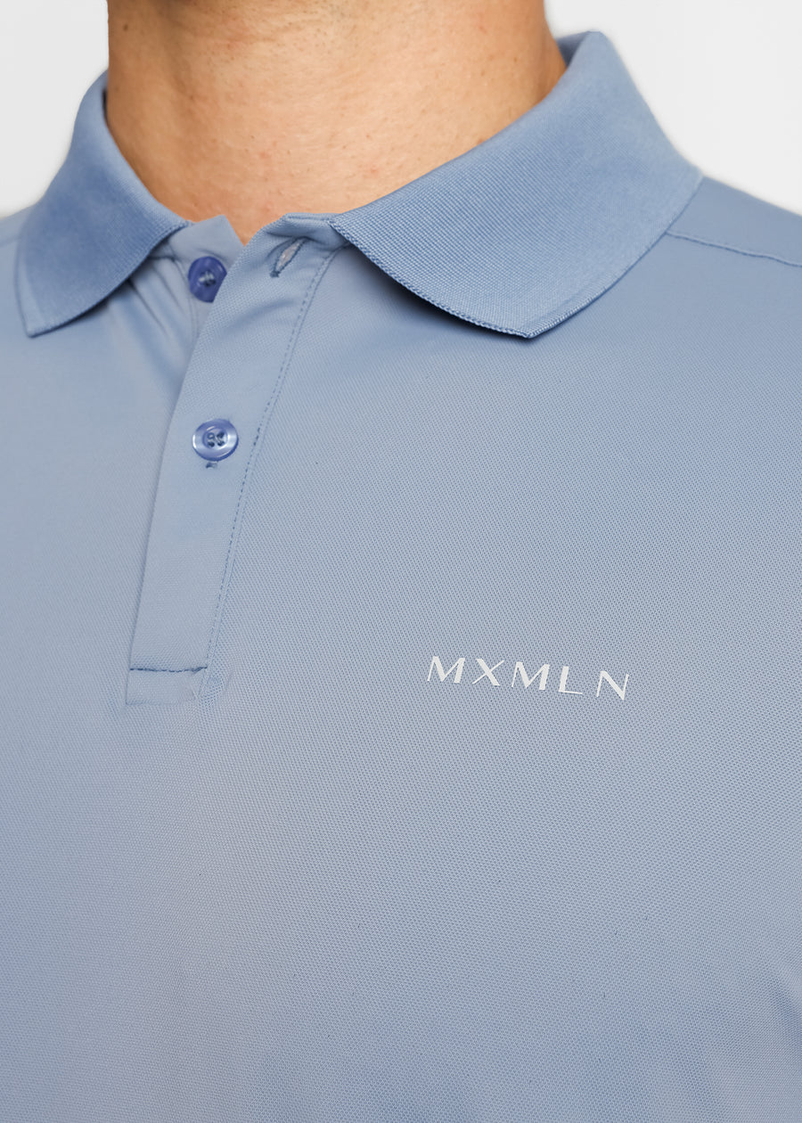 Blaze Polo Shirt (Steel Blue)