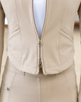 Contour Fleeced Jacket (Beige)