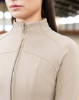 Contour Fleeced Jacket (Beige)