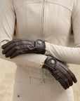 Koa Winter Riding Gloves (Chocolate)