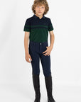 YR Glee Polo Shirt (Green/Navy)