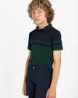 YR Glee Polo Shirt (Green/Navy)