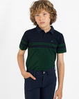 YR Glee Polo Shirt (Green/Navy)