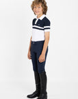 YR Glee Polo Shirt (White/Navy)