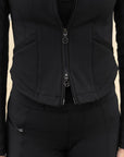 Contour Fleeced Jacket (Black)