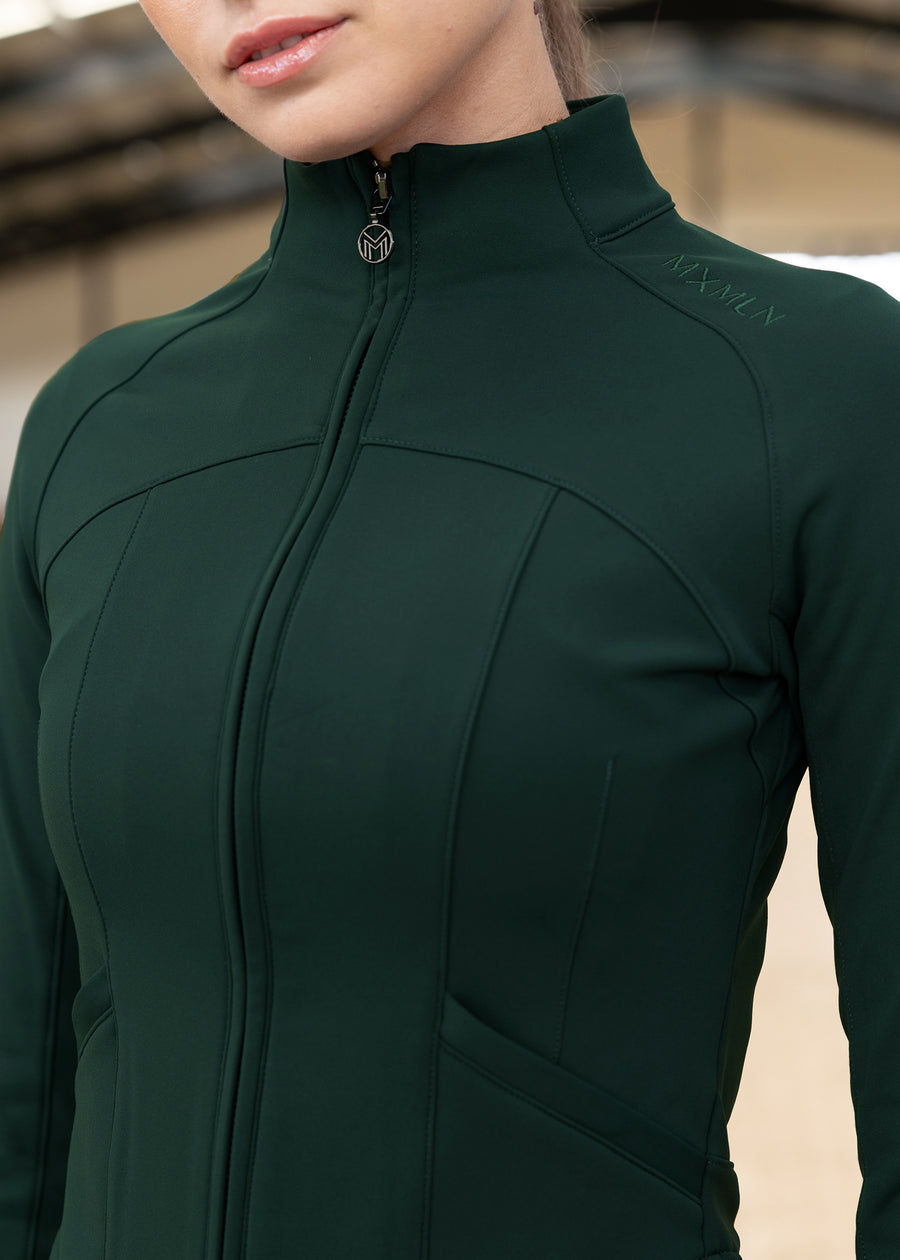 Contour Fleeced Jacket (Emerald)