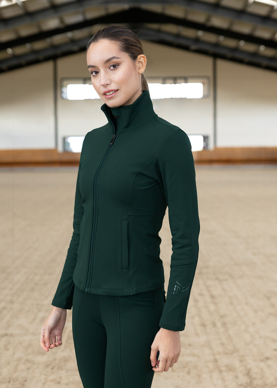 Vera Fleeced Jacket (Emerald)