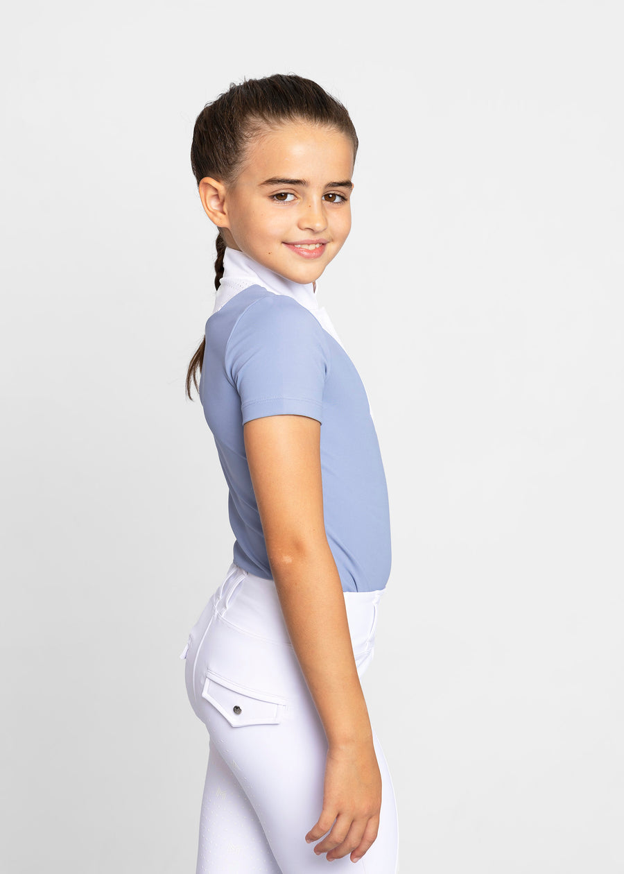 YR Sienna Short Sleeve Show Shirt (Iris Blue)