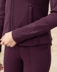 Vera Fleeced Jacket (Burgundy)