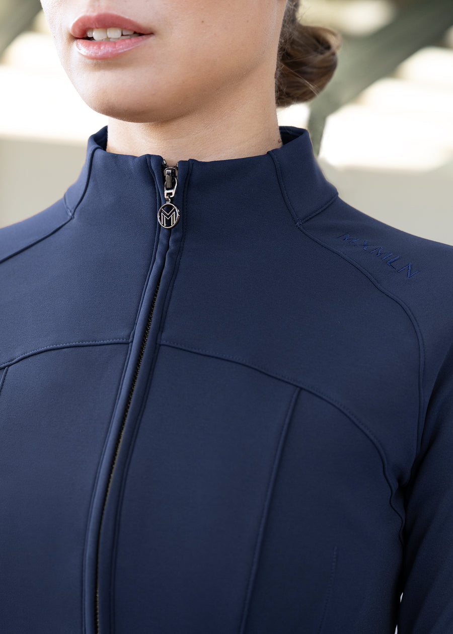 Contour Fleeced Jacket (Navy)