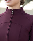 Contour Fleeced Jacket (Burgundy)