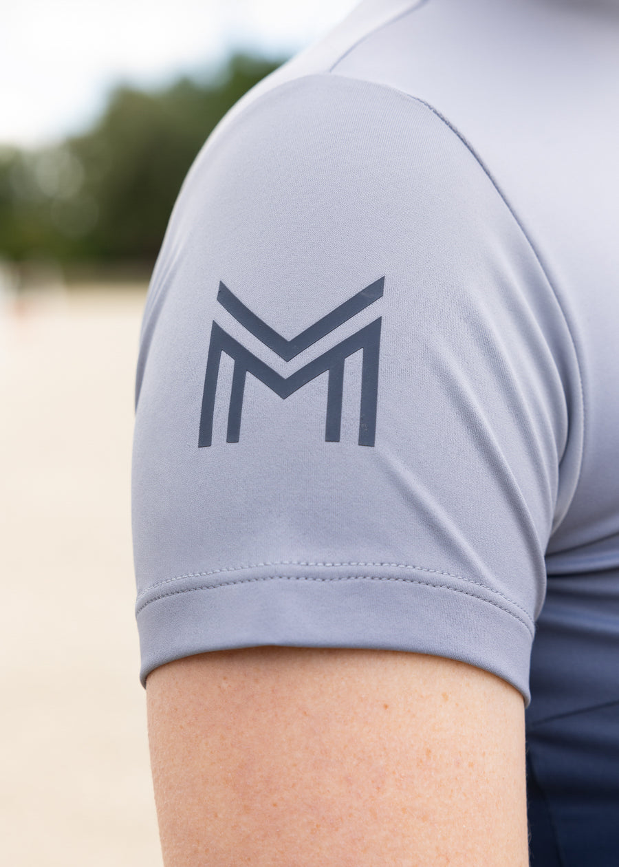 Ombré Short Sleeve Base Layer (Navy)