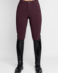 Geo Breeches (Burgundy)