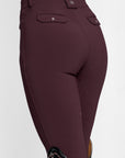 Geo Breeches (Burgundy)