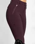 Geo Breeches (Burgundy)