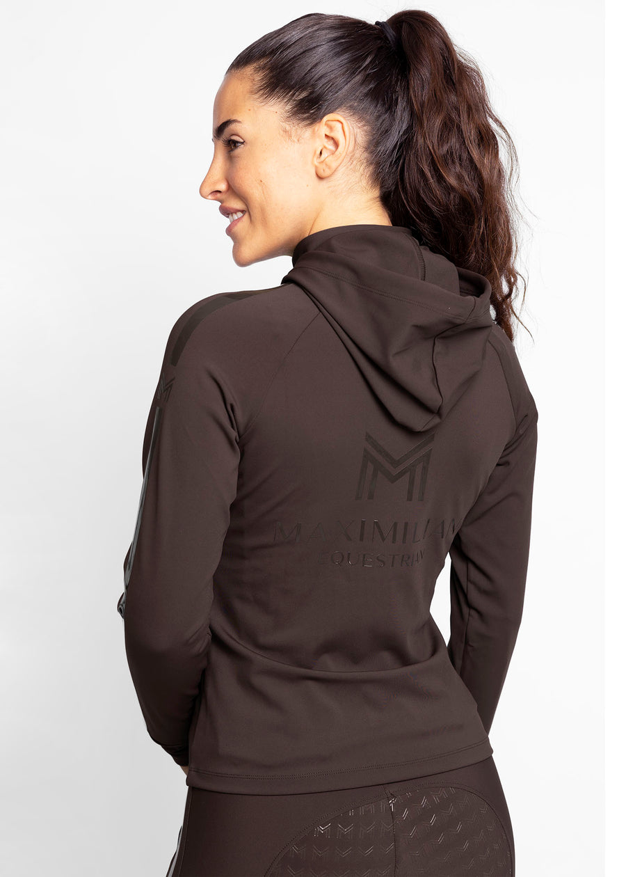 Reflection Zip Hoodie (Chocolate)