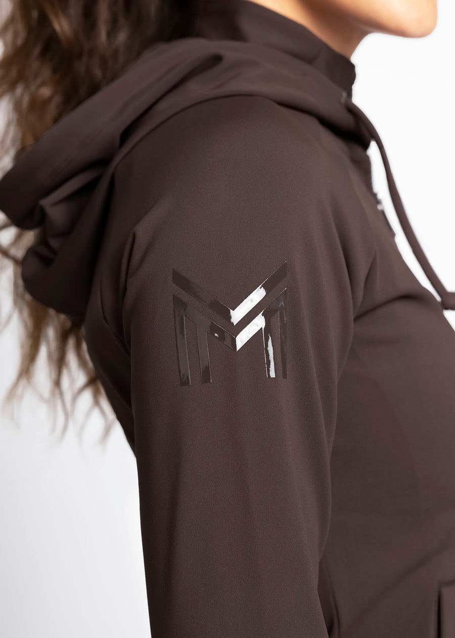 Reflection Zip Hoodie (Chocolate)