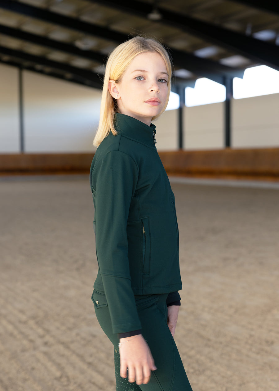 YR Vera Fleeced Jacket (Emerald)