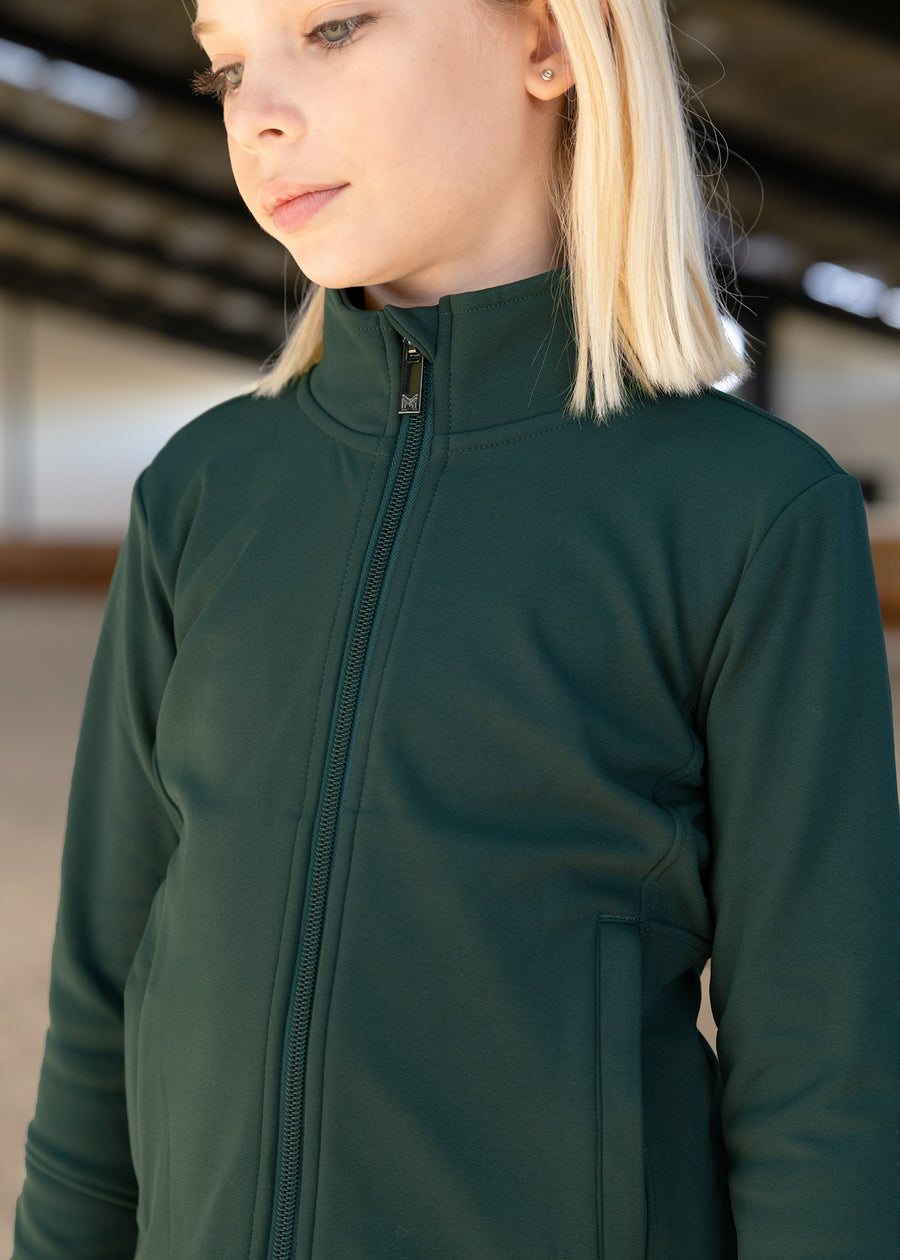 YR Vera Fleeced Jacket (Emerald)