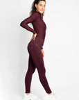 Studio Riding Leggings (Burgundy)