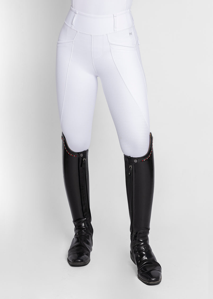 Pro Riding Leggings (White)