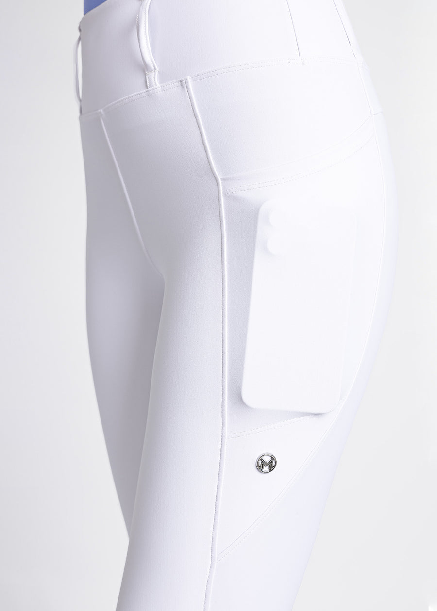 Studio Riding Leggings (White)