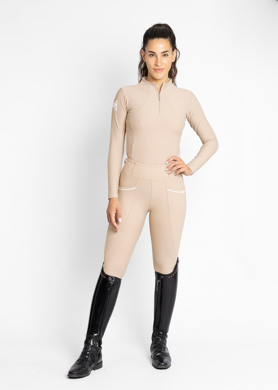 Long Sleeve Base Layer (Beige)