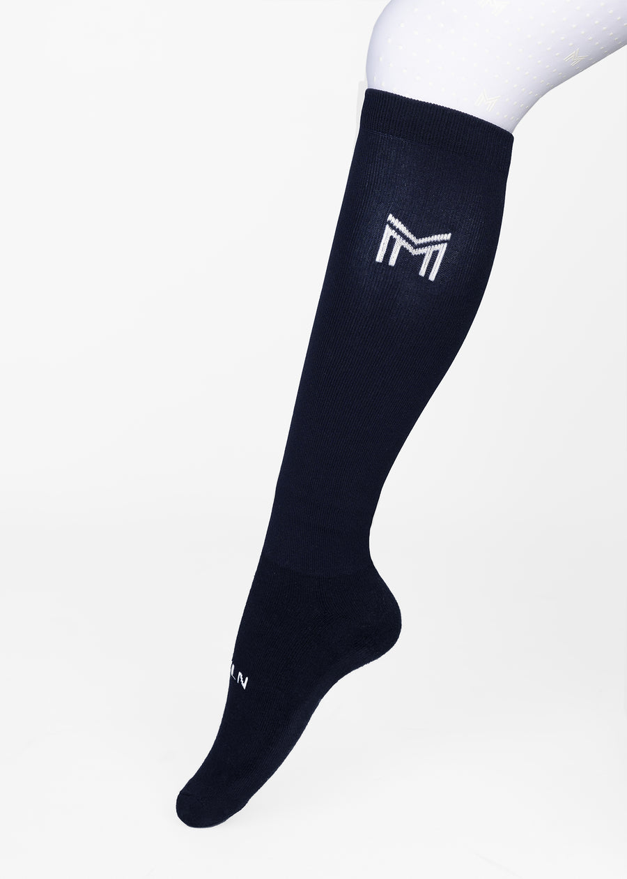 Flag Riding Socks (Navy)