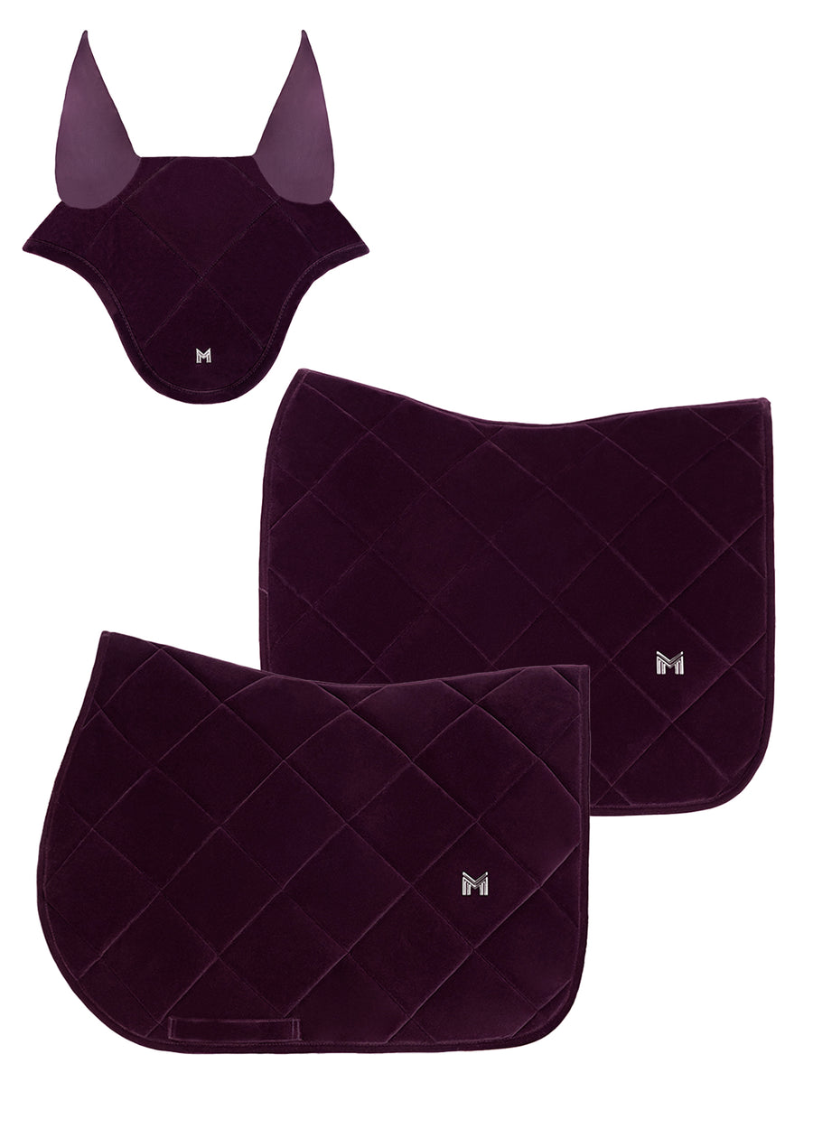 Velvet Jumping Saddle Pad (Amethyst)