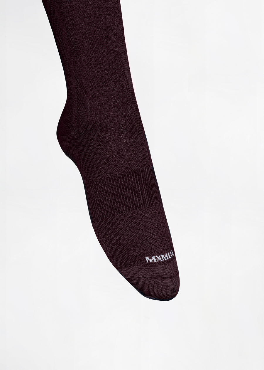 Neo Riding Socks (Burgundy)