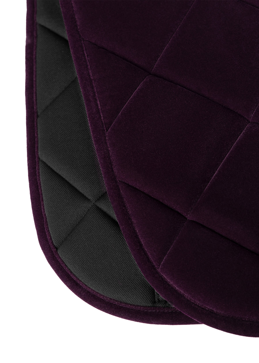 Velvet Jumping Saddle Pad (Amethyst)