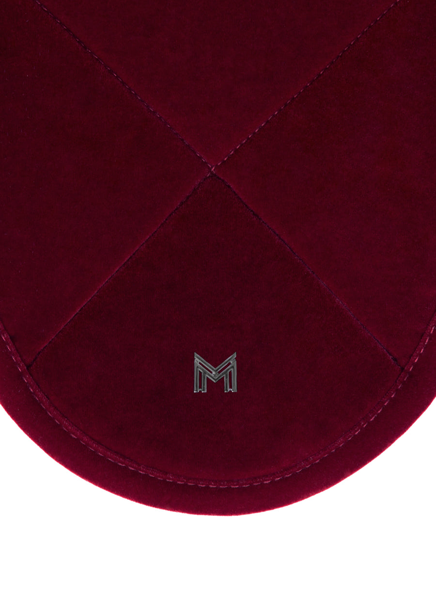 Velvet Ear Bonnet (Ruby)