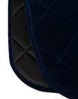 Velvet Jumping Saddle Pad (Sapphire)