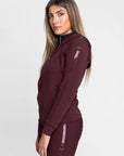 Reflection Zip Hoodie (Burgundy)