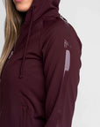 Reflection Zip Hoodie (Burgundy)