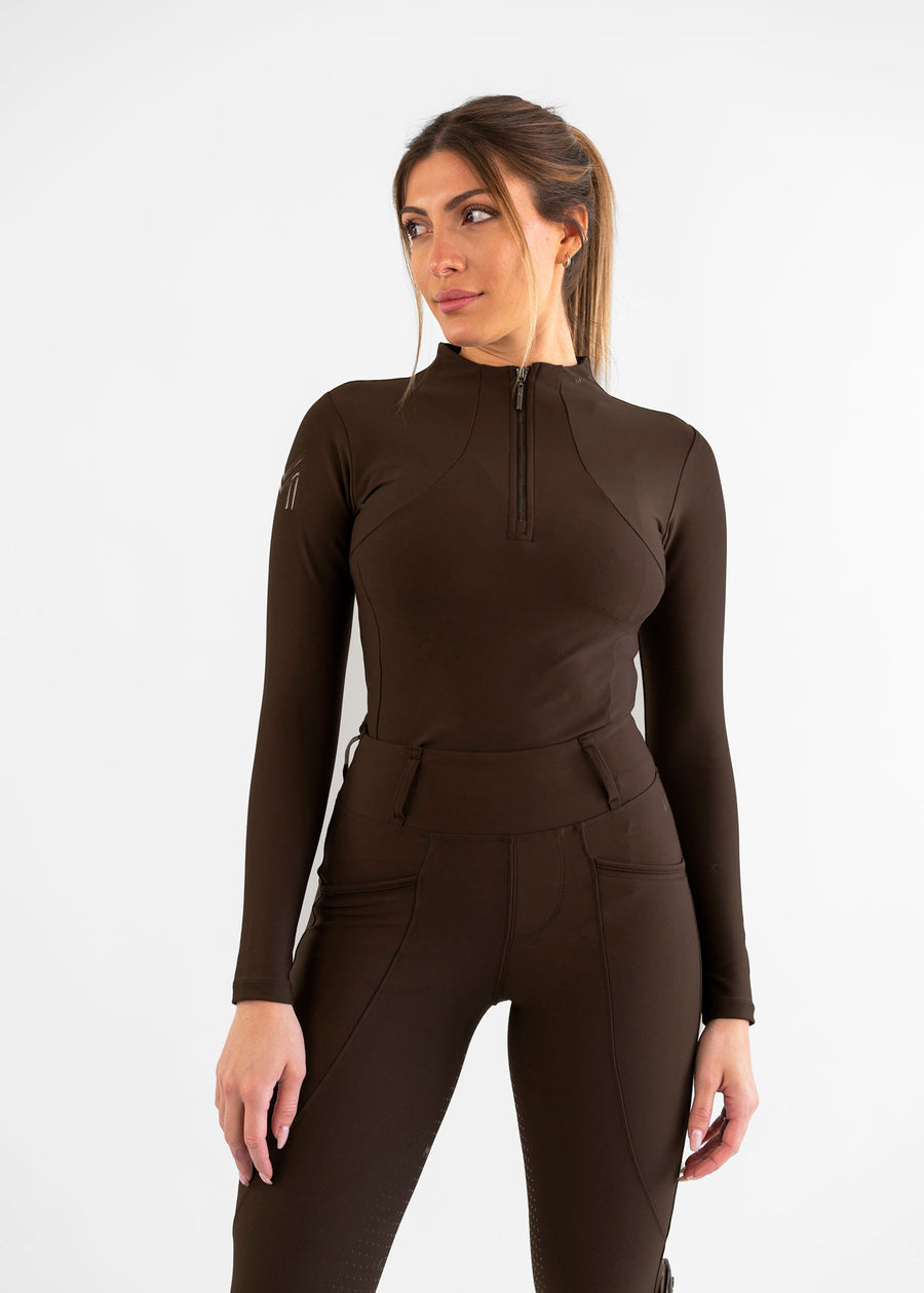 Long Sleeve Base Layer (Chocolate)