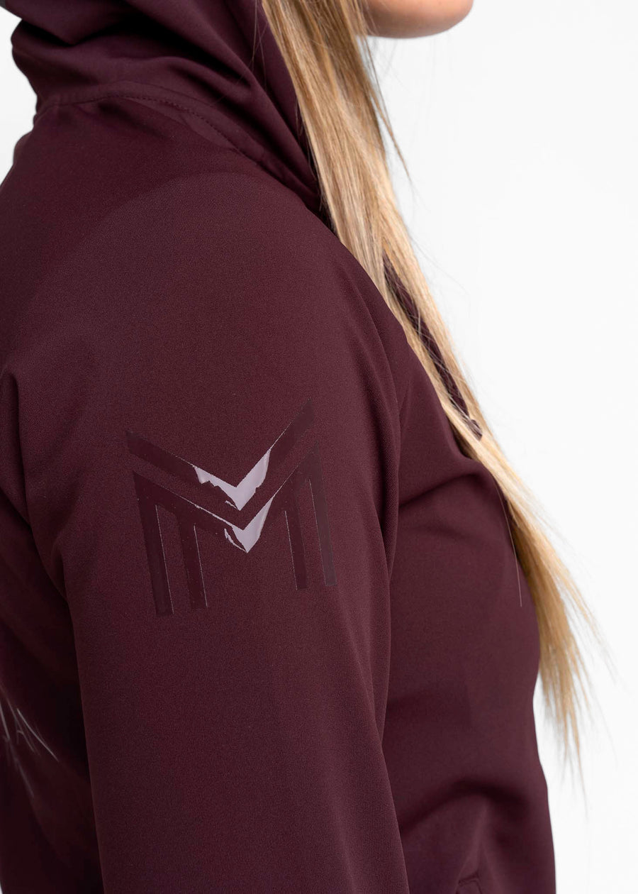 Reflection Zip Hoodie (Burgundy)