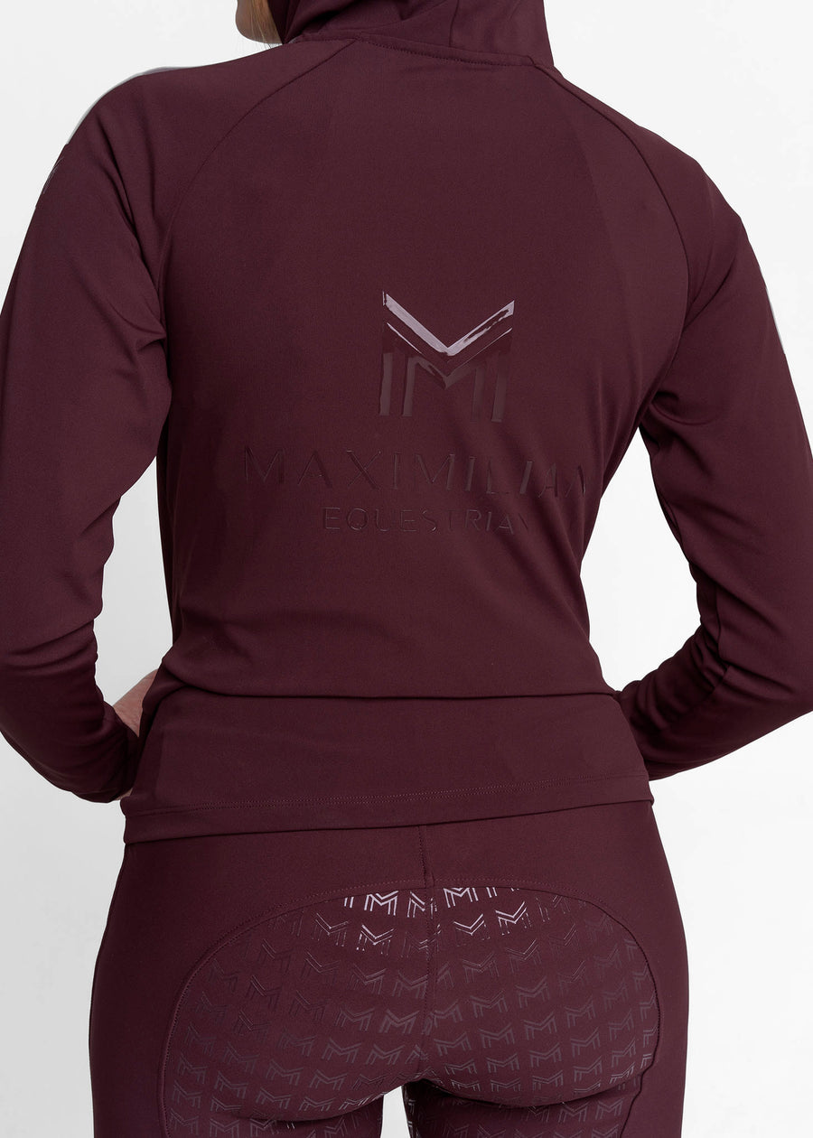 Reflection Zip Hoodie (Burgundy)