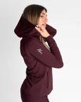 Reflection Zip Hoodie (Burgundy)