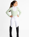 YR Sienna Long Sleeve Show Shirt (Sage Green)