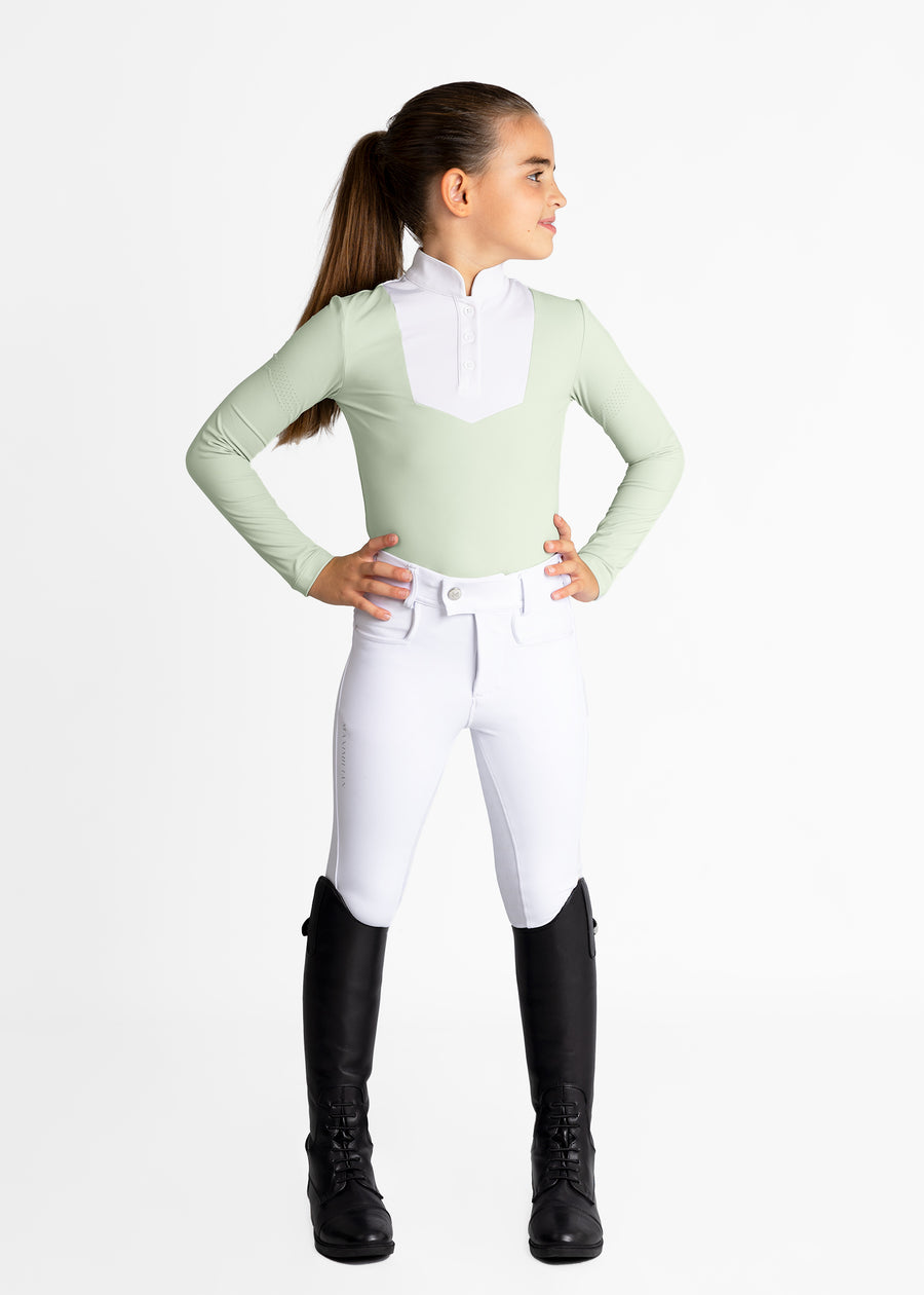 YR Sienna Long Sleeve Show Shirt (Sage Green)