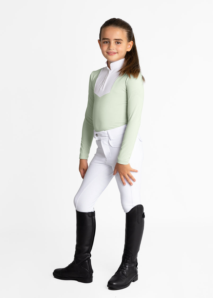 YR Sienna Long Sleeve Show Shirt (Sage Green)