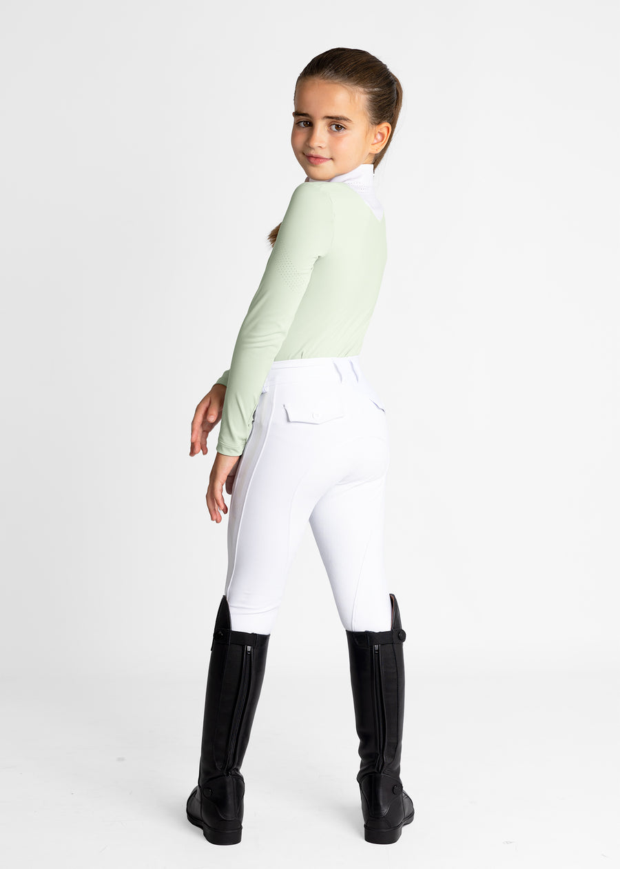 YR Sienna Long Sleeve Show Shirt (Sage Green)