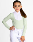 YR Sienna Long Sleeve Show Shirt (Sage Green)