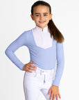 YR Sienna Long Sleeve Show Shirt (Iris Blue)