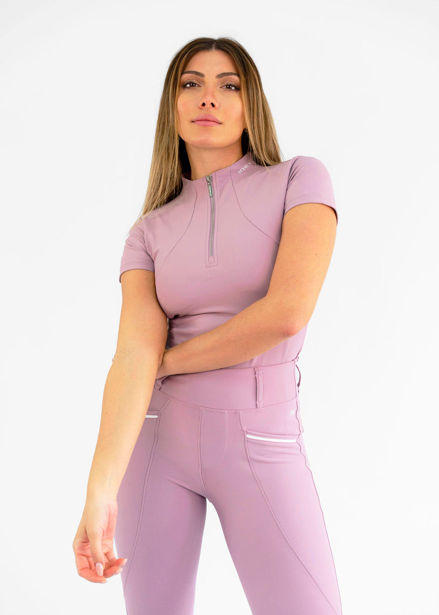 Short Sleeve Base Layer (Mauve)